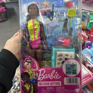 Barbie Snorkeling Adventure Doll with Pink and Yellow Outfit